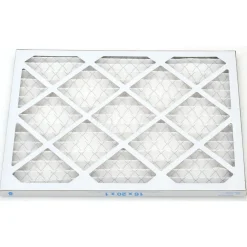 Pleated Air Filter: Wire-Backed Pleated, MERV 8, Synthetic, 35% Efficient, 16" High, 20" Wide, 1" Deep