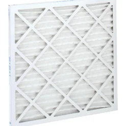 Pleated Air Filter: Wire-Backed Pleated, MERV 8, Synthetic, 35% Efficient, 20