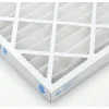 Pleated Air Filter: Wire-Backed Pleated, MERV 8, Synthetic, 35% Efficient, 20" High, 25" Wide, 2" Deep
