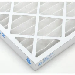 Pleated Air Filter: Wire-Backed Pleated, MERV 8, Synthetic, 35% Efficient, 20" High, 25" Wide, 2" Deep