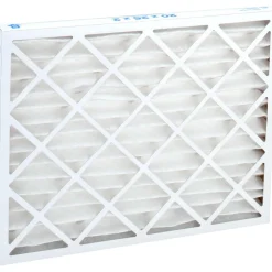 Pleated Air Filter: Wire-Backed Pleated, MERV 8, Synthetic, 35% Efficient, 20" High, 25" Wide, 2" Deep