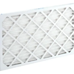 Pleated Air Filter: Wire-Backed Pleated, MERV 8, Synthetic, 35% Efficient, 16