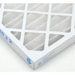 Pleated Air Filter: Wire-Backed Pleated, MERV 8, Synthetic, 35% Efficient, 16" High, 25" Wide, 2" Deep