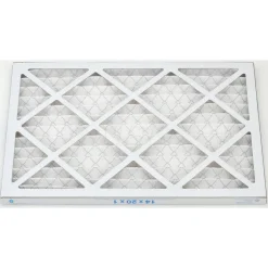 Pleated Air Filter: Wire-Backed Pleated, MERV 8, Synthetic, 35% Efficient, 14" High, 20" Wide, 1" Deep