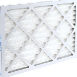 Pleated Air Filter: Wire-Backed Pleated, MERV 8, Synthetic, 35% Efficient, 14