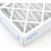 Pleated Air Filter: Wire-Backed Pleated, MERV 8, Synthetic, 35% Efficient, 24" High, 24" Wide, 4" Deep