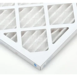 Pleated Air Filter: Wire-Backed Pleated, MERV 10, Synthetic, 55% Efficient, 16" High, 25" Wide, 1" Deep