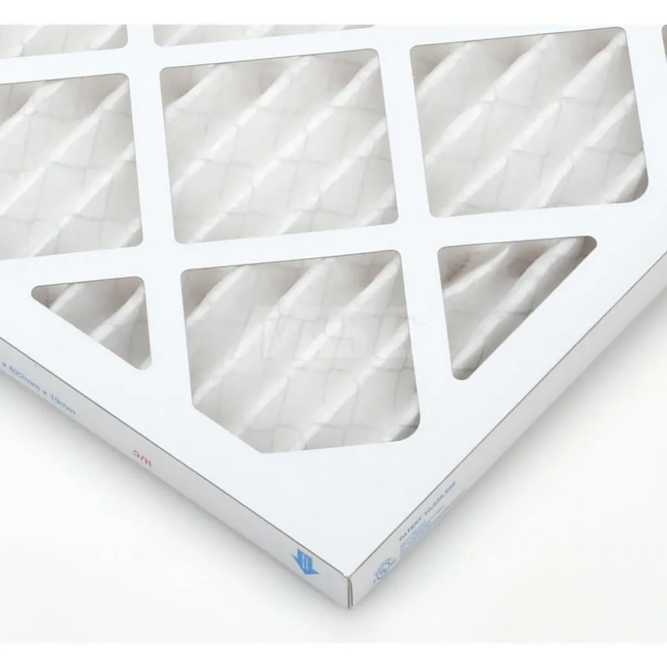 Pleated Air Filter: Wire-Backed Pleated, MERV 10, Synthetic, 55% Efficient, 16" High, 25" Wide, 1" Deep