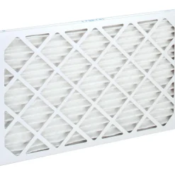 Pleated Air Filter: Wire-Backed Pleated, MERV 10, Synthetic, 55% Efficient, 16" High, 25" Wide, 1" Deep