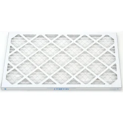 Pleated Air Filter: Wire-Backed Pleated, MERV 10, Synthetic, 55% Efficient, 16