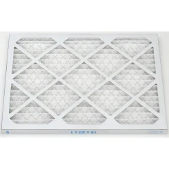 Pleated Air Filter: Wire-Backed Pleated, MERV 10, Synthetic, 55% Efficient, 16" High, 20" Wide, 1" Deep