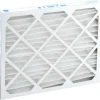 Pleated Air Filter: Wire-Backed Pleated, MERV 10, Synthetic, 55% Efficient, 16" High, 20" Wide, 2" Deep