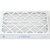 Pleated Air Filter: Wire-Backed Pleated, MERV 10, Synthetic, 55% Efficient, 16" High, 25" Wide, 4" Deep