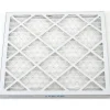 Pleated Air Filter: Wire-Backed Pleated, MERV 8, Synthetic, 35% Efficient, 18" High, 18" Wide, 1" Deep