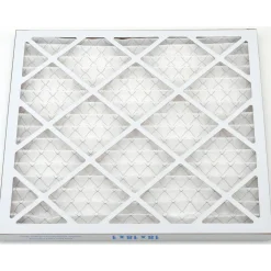Pleated Air Filter: Wire-Backed Pleated, MERV 8, Synthetic, 35% Efficient, 18" High, 18" Wide, 1" Deep