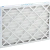 Pleated Air Filter: Wire-Backed Pleated, MERV 8, Synthetic, 35% Efficient, 18" High, 24" Wide, 2" Deep