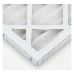 Pleated Air Filter: Wire-Backed Pleated, MERV 8, Synthetic, 35% Efficient, 12" High, 24" Wide, 1" Deep