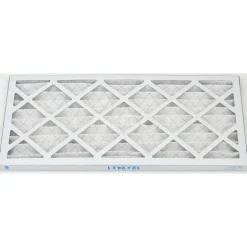 Pleated Air Filter: Wire-Backed Pleated, MERV 8, Synthetic, 35% Efficient, 12" High, 24" Wide, 1" Deep