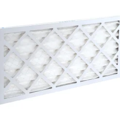 Pleated Air Filter: Wire-Backed Pleated, MERV 8, Synthetic, 35% Efficient, 12