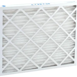 Pleated Air Filter: Wire-Backed Pleated, MERV 10, Synthetic, 55% Efficient, 20