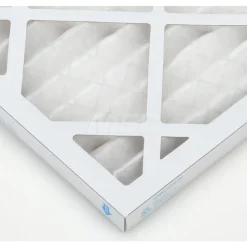 Pleated Air Filter: Wire-Backed Pleated, MERV 8, Synthetic, 35% Efficient, 16