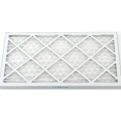 Pleated Air Filter: Wire-Backed Pleated, MERV 8, Synthetic, 35% Efficient, 14" High, 24" Wide, 1" Deep