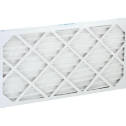 Pleated Air Filter: Wire-Backed Pleated, MERV 8, Synthetic, 35% Efficient, 14" High, 25" Wide, 1" Deep