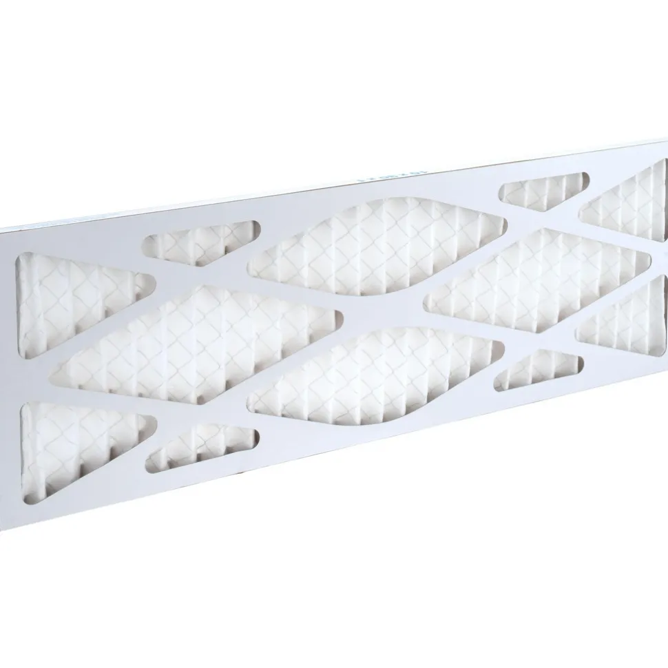 Pleated Air Filter: Wire-Backed Pleated, MERV 8, Synthetic, 35% Efficient, 10" High, 30" Wide, 1" Deep