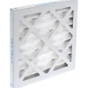 Pleated Air Filter: Wire-Backed Pleated, MERV 8, Synthetic, 35% Efficient, 10" High, 10" Wide, 1" Deep