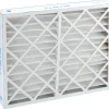 Pleated Air Filter: Wire-Backed Pleated, MERV 8, Synthetic, 35% Efficient, 20" High, 25" Wide, 4" Deep