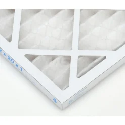 Pleated Air Filter: Wire-Backed Pleated, MERV 8, Synthetic, 35% Efficient, 12" High, 20" Wide, 1" Deep