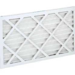 Pleated Air Filter: Wire-Backed Pleated, MERV 8, Synthetic, 35% Efficient, 12