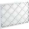 Pleated Air Filter: Wire-Backed Pleated, MERV 8, Synthetic, 35% Efficient, 18" High, 24" Wide, 1" Deep