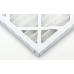 Pleated Air Filter: Wire-Backed Pleated, MERV 8, Synthetic, 35% Efficient, 18" High, 24" Wide, 1" Deep