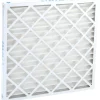 Pleated Air Filter: Wire-Backed Pleated, MERV 8, Synthetic, 35% Efficient, 24" High, 24" Wide, 2" Deep