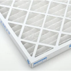 Pleated Air Filter: Wire-Backed Pleated, MERV 8, Synthetic, 35% Efficient, 24