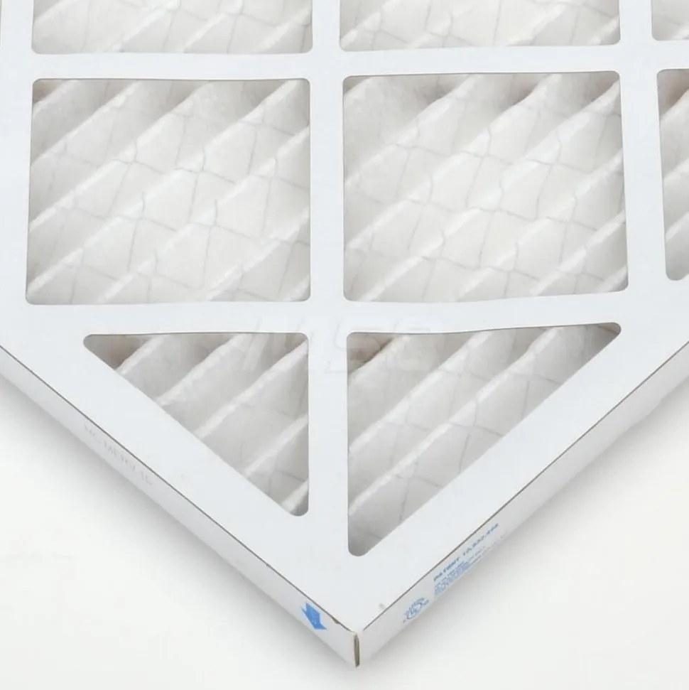Pleated Air Filter: Wire-Backed Pleated, MERV 10, Synthetic, 55% Efficient, 20" High, 25" Wide, 1" Deep