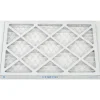 Pleated Air Filter: Wire-Backed Pleated, MERV 8, Synthetic, 35% Efficient, 15" High, 20" Wide, 1" Deep