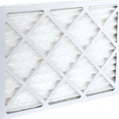Pleated Air Filter: Wire-Backed Pleated, MERV 8, Synthetic, 35% Efficient, 15