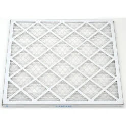 Pleated Air Filter: Wire-Backed Pleated, MERV 10, Synthetic, 55% Efficient, 24" High, 24" Wide, 1" Deep