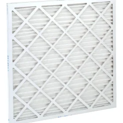 Pleated Air Filter: Wire-Backed Pleated, MERV 10, Synthetic, 55% Efficient, 24