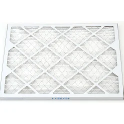 Pleated Air Filter: Wire-Backed Pleated, MERV 8, Synthetic, 35% Efficient, 18