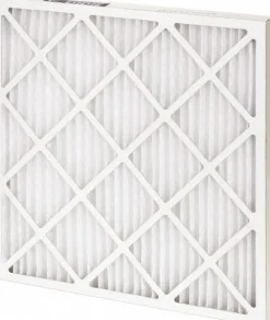 Pleated Air Filter: Wire-Backed Pleated, MERV 8, Synthetic, 35% Efficient, 10" High, 20" Wide, 1" Deep