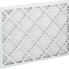 Pleated Air Filter: Wire-Backed Pleated, MERV 10, Synthetic, 55% Efficient, 18" High, 24" Wide, 1" Deep