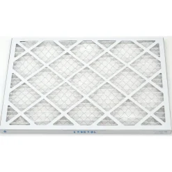 Pleated Air Filter: Wire-Backed Pleated, MERV 10, Synthetic, 55% Efficient, 18