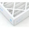 Pleated Air Filter: Wire-Backed Pleated, MERV 8, Synthetic, 35% Efficient, 20" High, 24" Wide, 4" Deep
