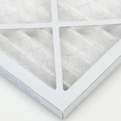 Pleated Air Filter: Wire-Backed Pleated, MERV 8, Synthetic, 35% Efficient, 16" High, 30" Wide, 1" Deep