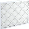 Pleated Air Filter: Wire-Backed Pleated, MERV 8, Synthetic, 35% Efficient, 20" High, 24" Wide, 1" Deep