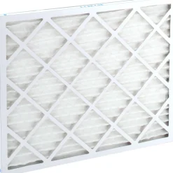 Pleated Air Filter: Wire-Backed Pleated, MERV 8, Synthetic, 35% Efficient, 20" High, 24" Wide, 1" Deep