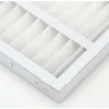 Pleated Air Filter: Wireless Pleated, MERV 8, Synthetic, 35% Efficient, 24" High, 24" Wide, 2" Deep